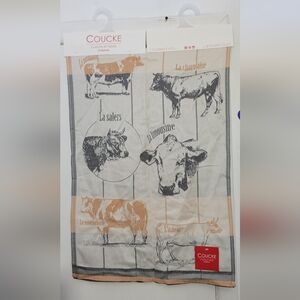 NWT Coucke Farm Animal Tea Towel